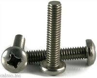 (500) M2.5 x 10mm (.393) 18-8 SS Stainless Steel Pan Head Phillips Screw Qty 500