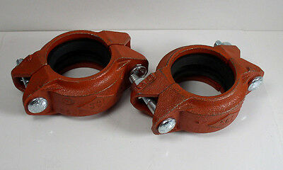 (2) Smith-Cooper 65LF3020 Lightweight Flexible Coupling With C Gasket Lot of 2