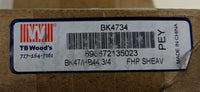 TB Woods BK4734 FHP Bored To Size V-Belt Sheave 3/4" x 4.45" BK47/HB44
