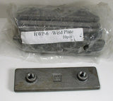 (10) ZSI HWP-6 Heavy Weld Plate 6" Steel Group H6 1/2-13 Thread Lot of 10