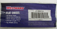 Westward 4MHC1 Flat Chisel, IR, .500" Shank 7" Long 3/4" Tip