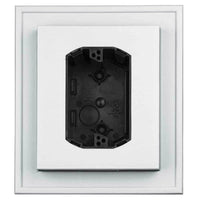 Mid-America Mountmaster 7" x 8" Vinyl Electrical Mounting Block Bright White 2PK