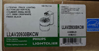 Philips Lightolier LLAV20930BKCW Alcyon LED Vertical Track Head Black 3000K