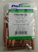(25) Praxair PRD14H-35 ProStar Contact Tip HD .035" 0.9mm Pack of 25