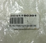 Kaba 2041190301 E-Plex 5000 Series ASA Strike for 4-7/8" Cutout Bright Brass