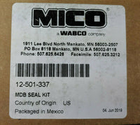 Mico Wabco 12-501-337 MDB Seal Kit