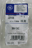 GE LB1DE 36VDC Contactor Replacement Coil RL4R, CL00-02, CL25