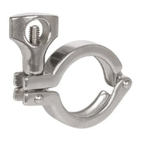(6) Smith-Cooper S7713MHHM4030 3" HD 304 Stainless Steel  Sanitary Clamp Qty 6
