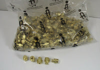 (250) Ashwani Metals 1621A04685 Machined Brass 10-32 Threaded Terminal Qty 250