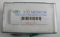 (25) SM 3/32 Medium Acrylic UV Gel Nail Bit Silver Qty 25
