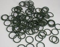 (100) Parker VW155 2-015 O-Ring Green Flourocarbon Rubber 90 Duro .551 ID X100