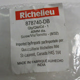 Richelieu 878740-DB Dark Bronze Cabinet Drawer Traditional Knob 40mm