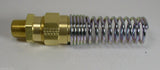 JIH Brass DOT 3/8 Comp x Rubber Male Fitting With Spring Guard