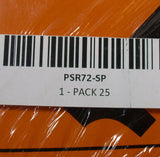 (25) Lablemaster PSR72-SP Explosives 1.4 Placard + Tabs Pack of 25