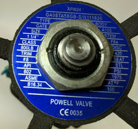 Powell GA08TA58GB 1-1/4" Gate Valve 800LB 1975PSI