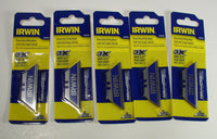 5X Irwin 2084100 Bi-Metal Utility Knife Blade 5PK x 5 = 25 Blades