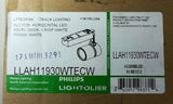 Philips Lightolier LLAH11930WTWCW Alcyon LED Track Head White 3000K