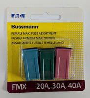 Bussmann BP/FMX-A3-RP Female Maxi Fuse Assortment 20A 30A 40A