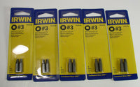 5X Irwin 3512072C #3 Insert Square Bit 2PK