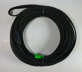 Fiber Optic Cable 150' FT Pigtail SC/APC Duplex Flat Microdrop LSZH