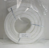 5/8" x 5/8" x 69" Square Braided PTFE Rope Gasket White