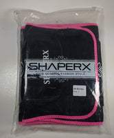 ShaperX 8010 Waist Trimmer Eraser Belt Trainer Toning Sauna Sweat Band Rose Large