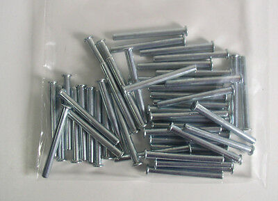 (100) Bossard 2180144 Steel Pin .156 x 1.575 Zinc Clear Chromate 1022 Lot of 100