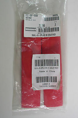 Seal-A-Splice III (71796) 3/4 x 6 Red 2 Pack