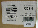 Fantech RCS-4 Roof Cap with Damper Flap Closure 45279