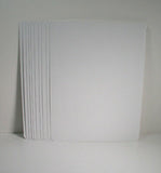 (15) 8.5 x 11 Mirage Board Dry Erase Paper 15 Pt Gloss White School Home Office